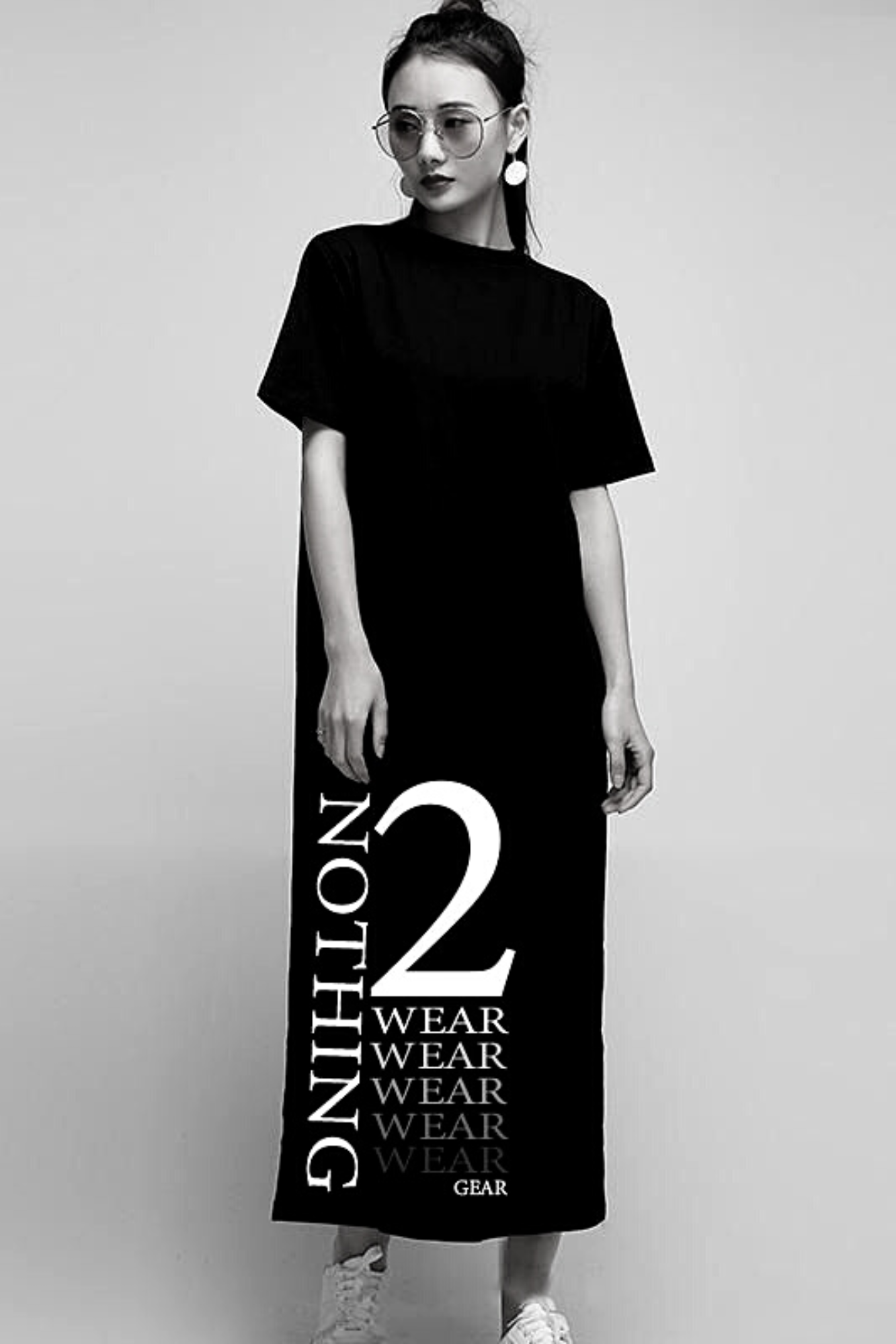 Oversize T-drees with Logo