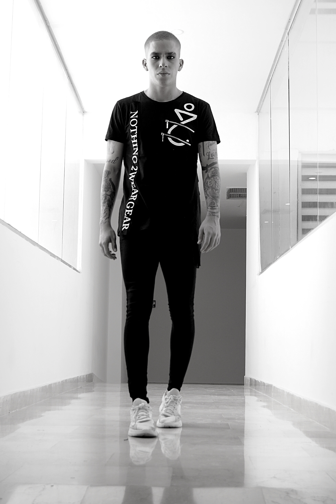T-shirt with Printed Patch
