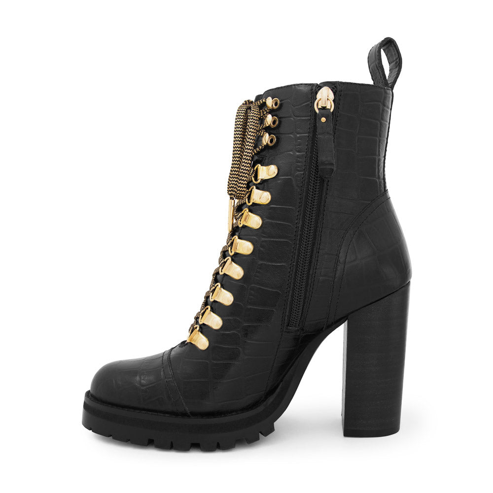 Fabianna Black Croco