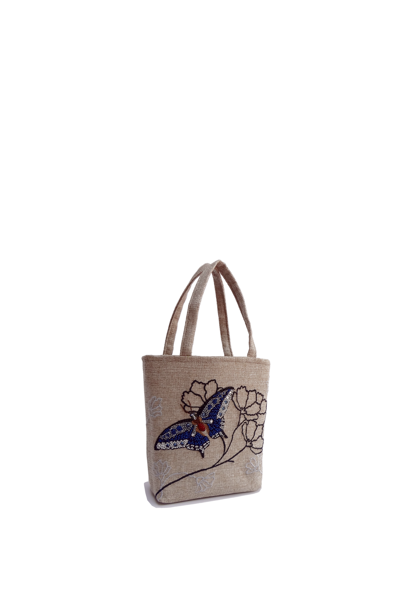 Blue Butterfly - Mini Tote Bag