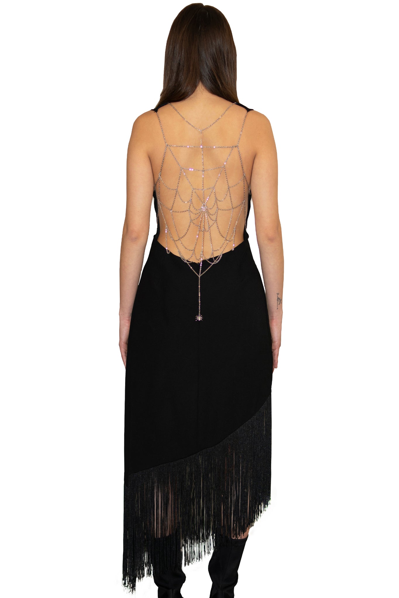 PRE ORDER | Spider Net Fringe Western Dress