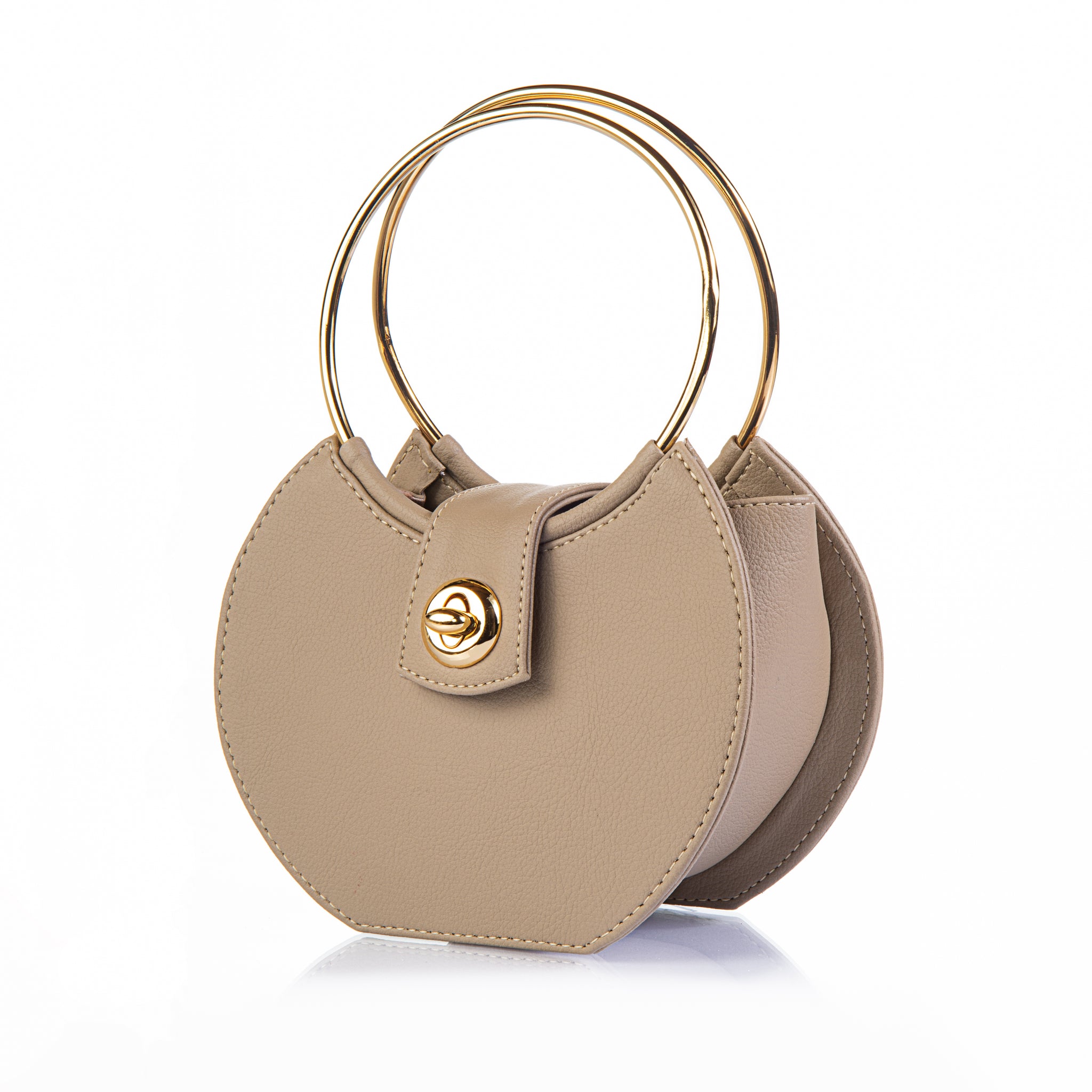 Mini Nude Cactus Leather Handbag