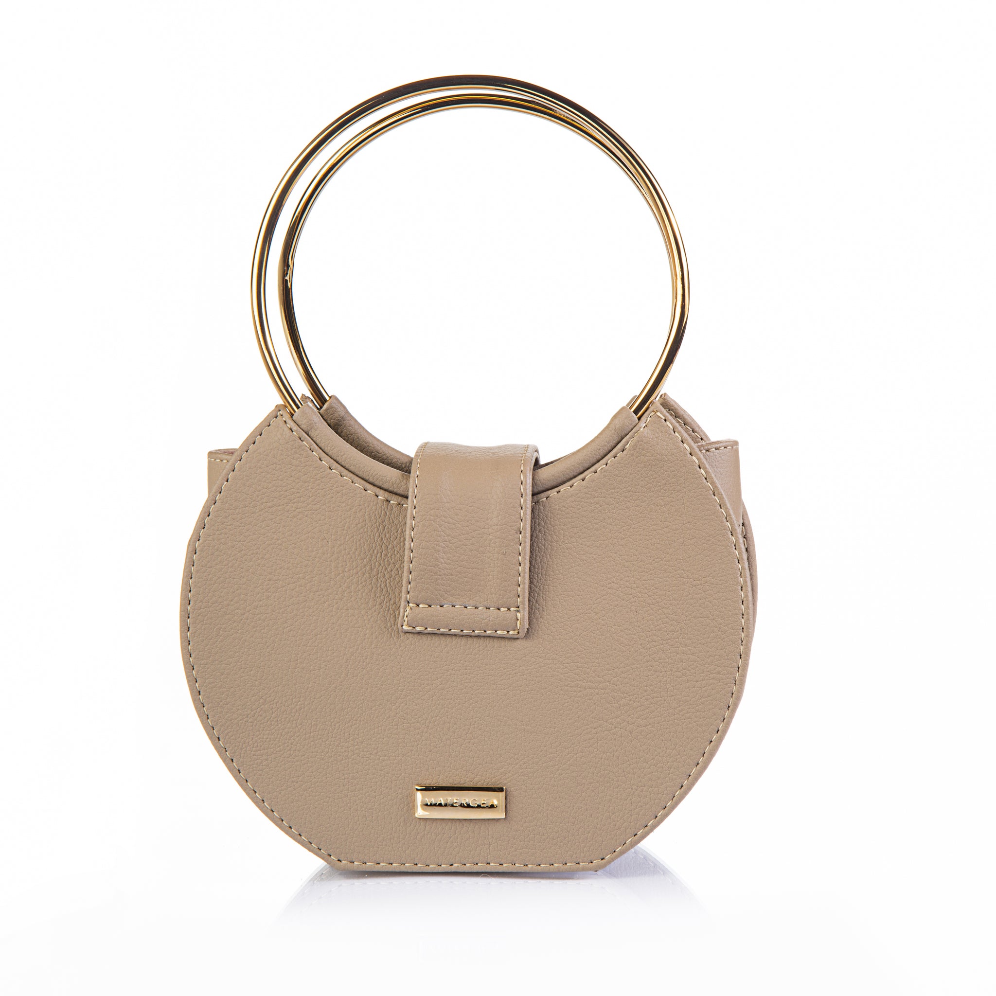 Mini Nude Cactus Leather Handbag