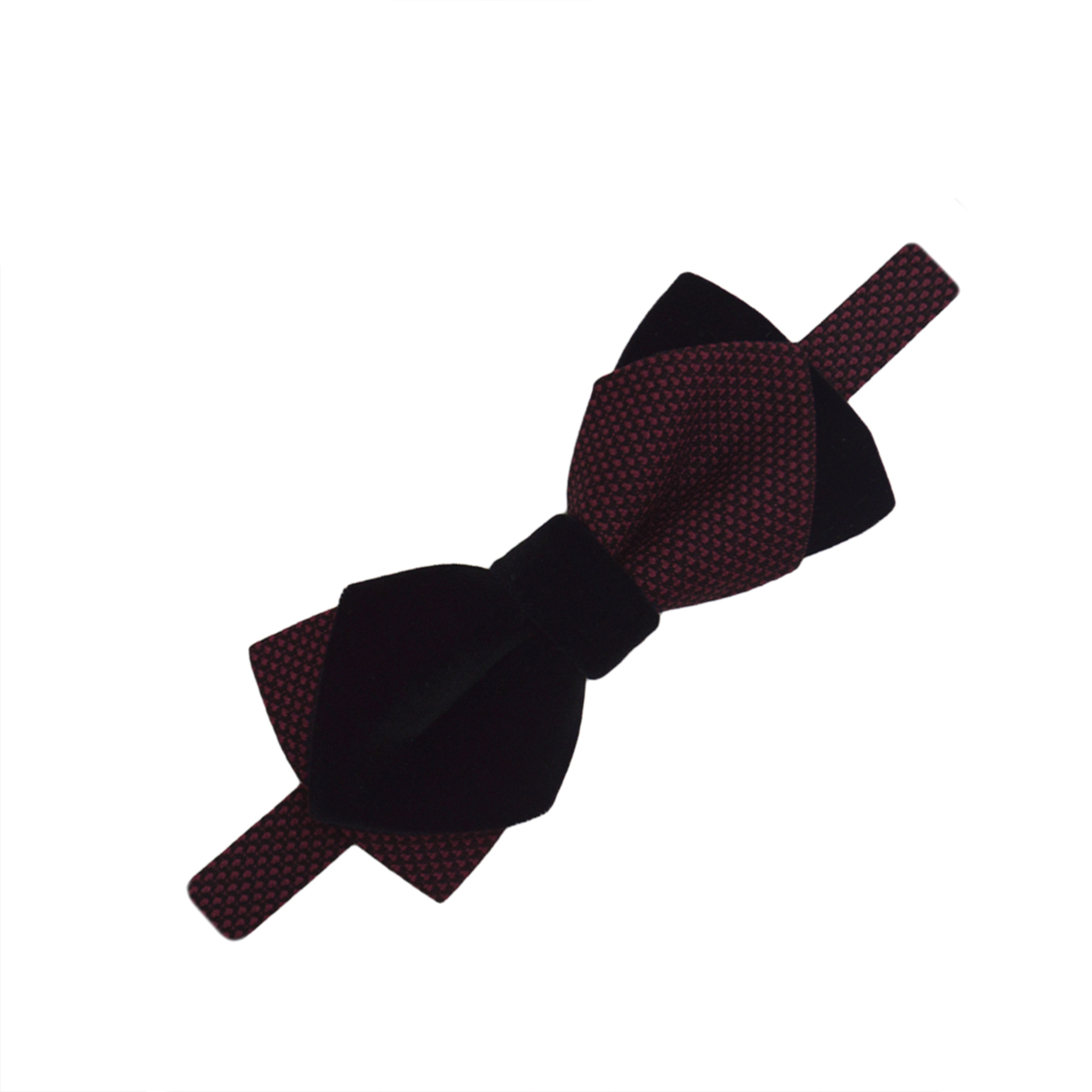 Blue Squares Bow Tie