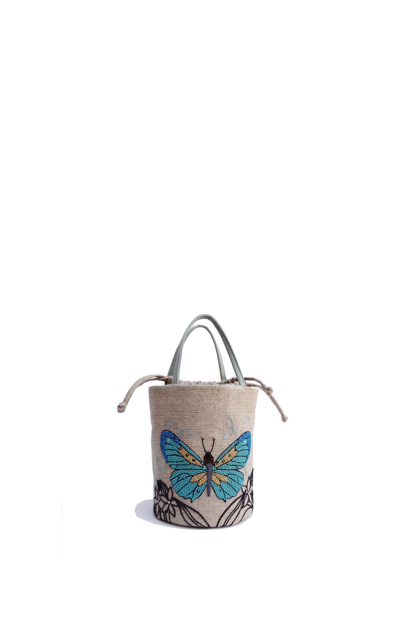 Turquoise Butterfly - Handbag