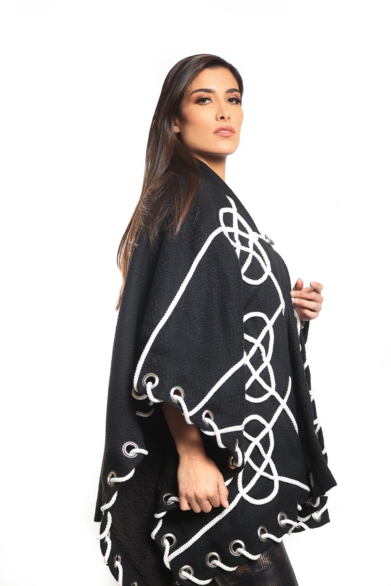 PRE ORDER | B&W Poncho