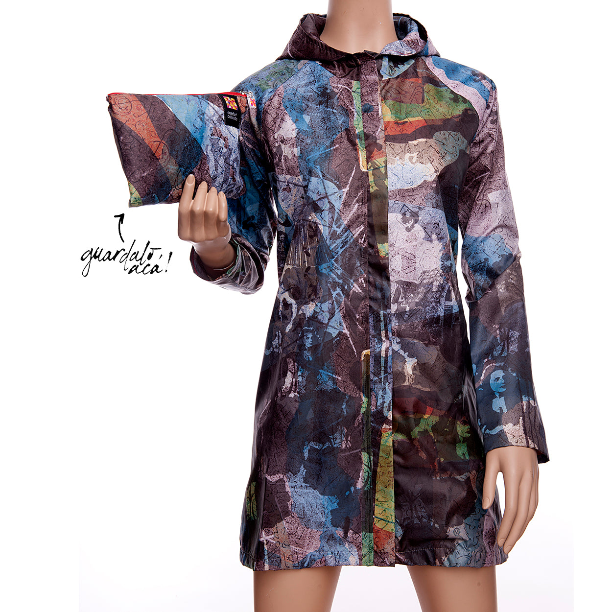 Graphic Pocket Windbreaker