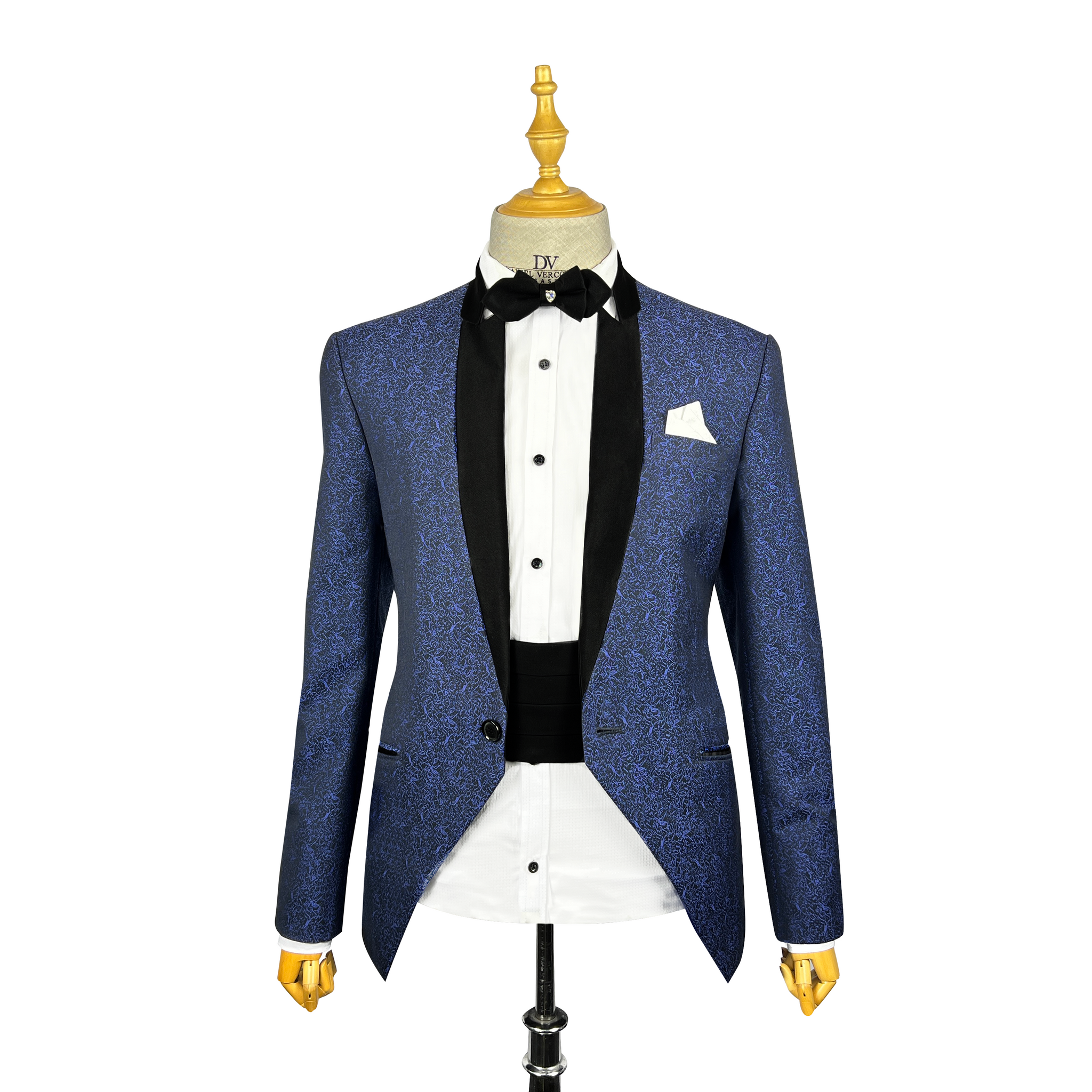 CUSTOM MADE | Sapphire Blue Groom Suit