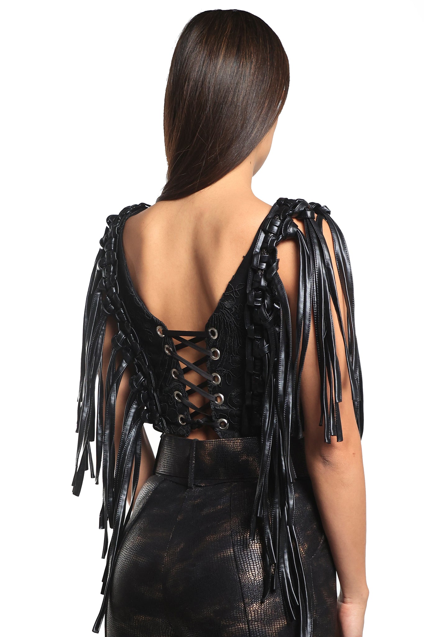 PRE ORDER | Black Top / Fringes